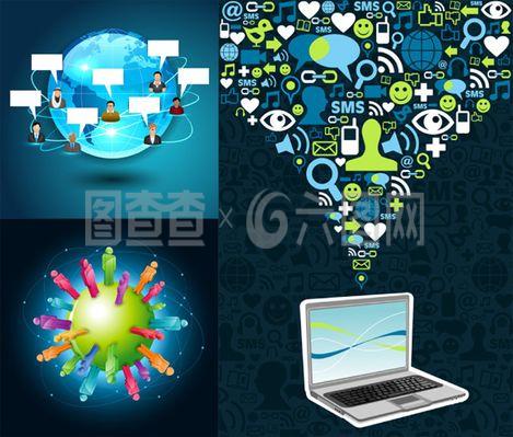 網絡科技背景設計